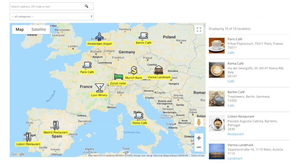 Locations Manager Plugin - Show Amazing Maps and Routes With These Adventurous WordPress Plugins