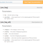 cm-faq-shortcode
